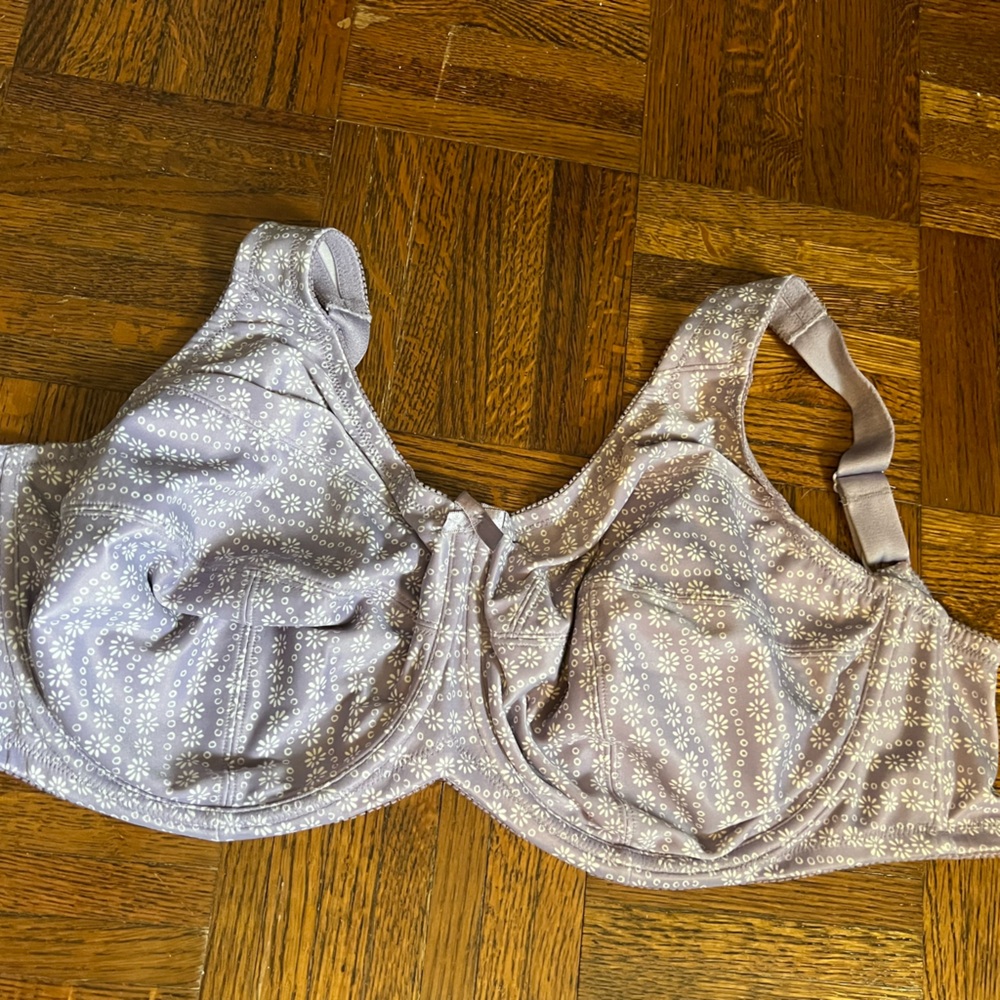 Lavender daisy print bra- 38H